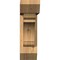 Ekena Millwork Olympic Slat Smooth Bracket w/ Offset Brace, Western Red Cedar, 5 1/2"W x 18"D x 18"H BKT0604X18X18OLY06SWR - alternate 3